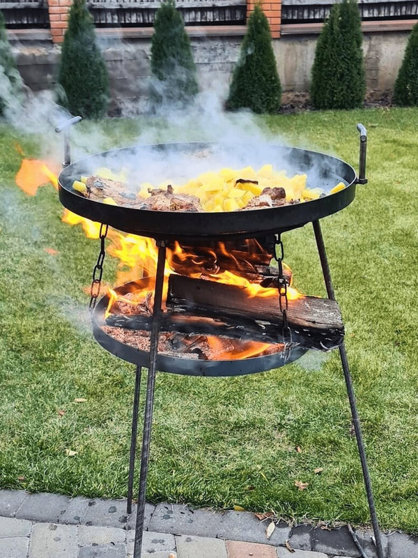 BBQ Wok 16"/20" With Heavy Duty Metal Stand
