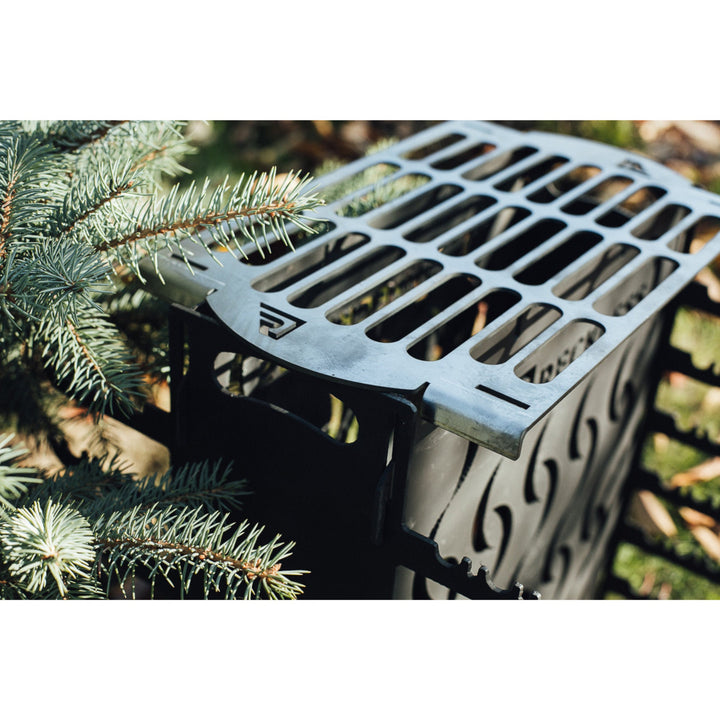 Stainless Steel Rectangular Grill Grate 14" x 10", Collapsible BBQ Grate, Cooking Grate With Legs, Brazier Grill Grate, Campfire Grill