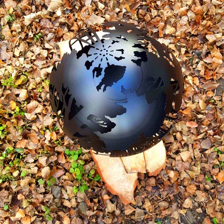 Farm Fire Pit Sphere 20", Personalized Gift For Him, Outdoor Fire Place, Custom Fire Pit, Globe Fire Pit, Ball Fire Pits, Patio BBQ