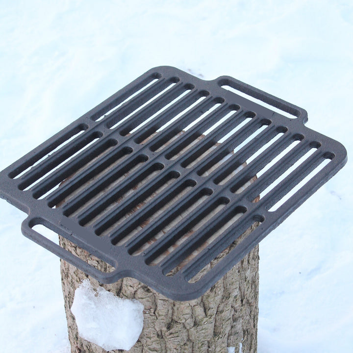 Rectangular Cast Iron Grill, Grate For Brazier, Fire Pit BBQ, Barbecue Mangal, Outdoor Patio, Camping Cooking, Wood Burning, Gift For Man