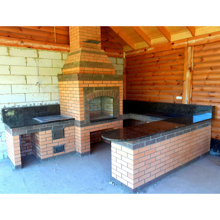 DIY Garden Fireplace, Cauldron Stove, Table, Do It Yourself Construction Plan, Outdoor Fire Pits, Stove With Table, Wood Burning, Pizza Oven