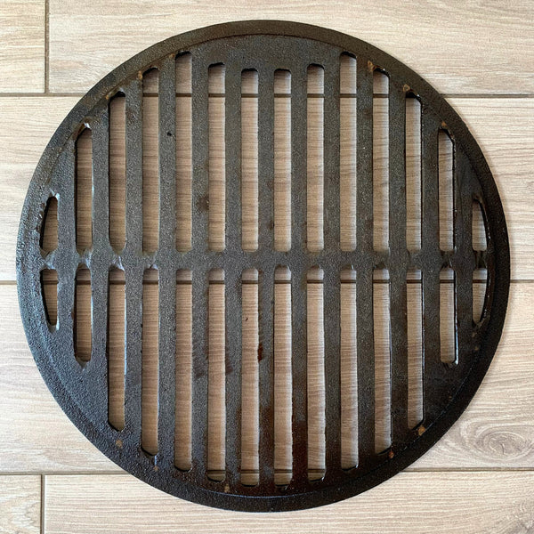 Round Cast Iron Grill Grate, Barbecue Accessories, Gift For Men, Outdoor Patio BBQ, Camping Cooking, Wood Burning Mangal, Brazier, Fire Pit