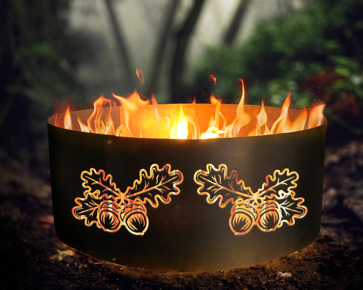 Custom Fire Ring, Heavy Duty Outdoor Fire Pit, Personalized Backyard Fire Ring, Outdoor Wood Burning Pit, Heavy Duty Outdoor Fire Pit
