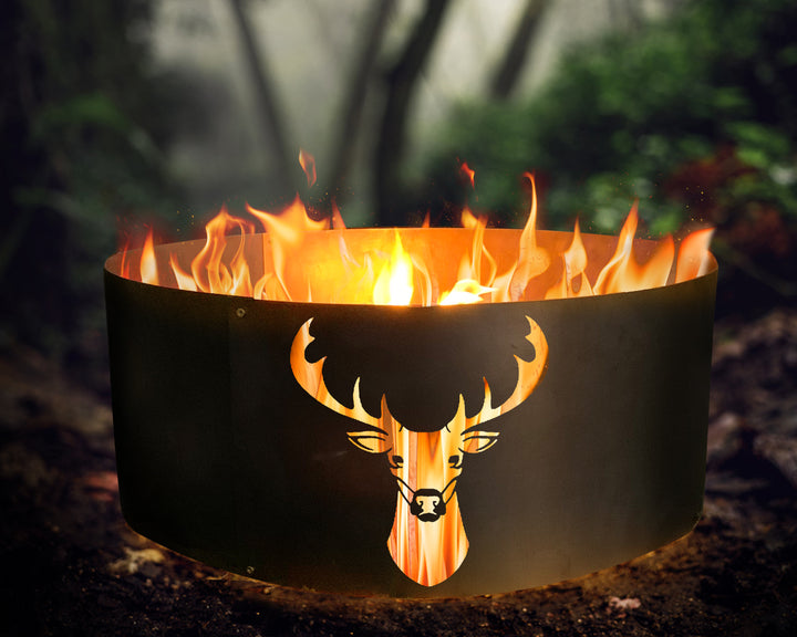 Custom Fire Ring, Personalized Backyard Fire Ring, Heavy Duty Fire Pit, Wood Burning Pit, Personalized Fire Pit, Unique Design Fire Ring